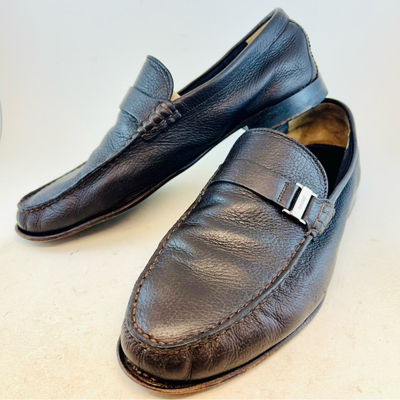 Bally Other - Bally Switzerland Men's Brown Leather Beef Roll Didi Loafers, size 10 D